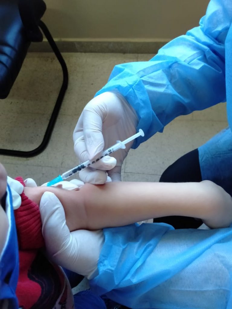 حملة تطعيم مجانية للأطفال قامت بها وزارة الصحة بالتعاون مع بلدية مدينة الشويفات وبمشاركة مؤسسة الأمير مجيد أرسلان